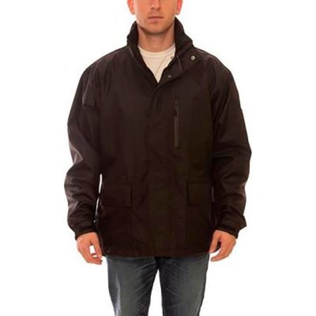 Icon„¢ Premium Breathable Jacket, Size Men's Small, Attached Hood, Black -  TINGLEY, J24113.SM
